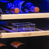 NewAir 48 Can, 9 Wine Bottle Dual Zone Compressor Wine Cooler