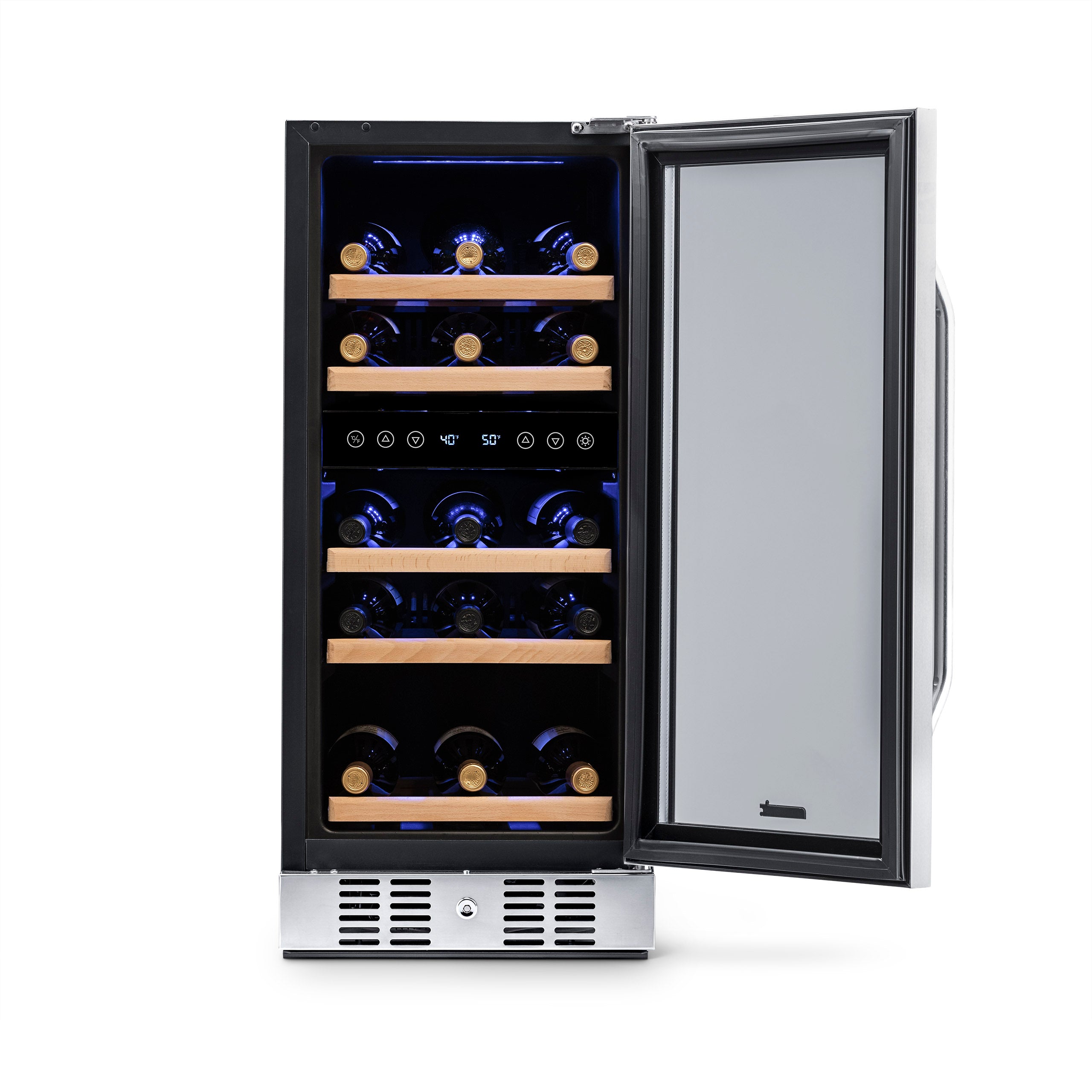 NewAir 29 Bottle Dual Zone Compressor Wine Cooler