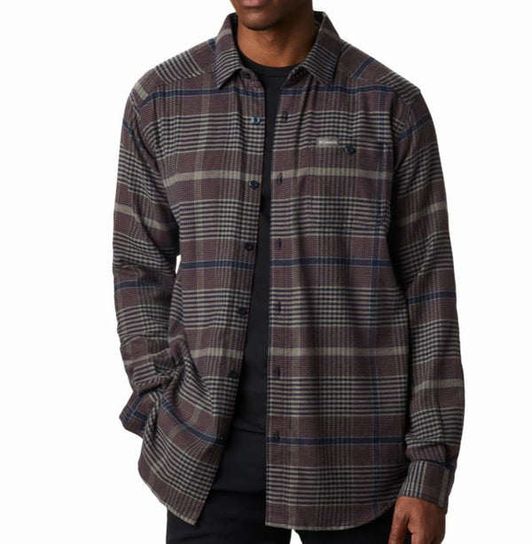 Columbia Mens Cornell Woods Long Sleeve Flanned Shirt