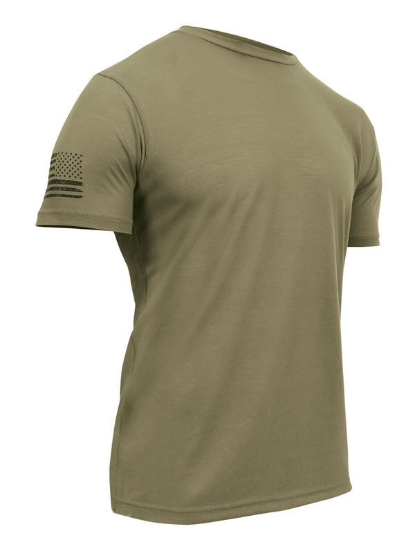Rothco Mens Tactical Athletic Fit Short Sleeve T-Shirt