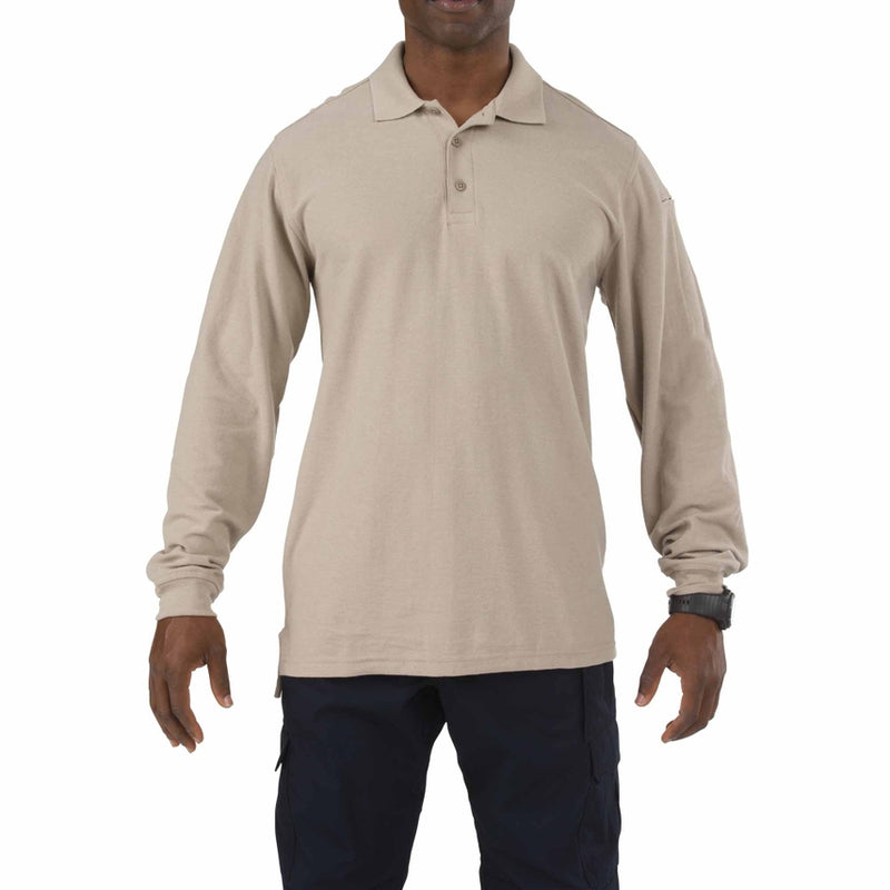 5.11 Mens Utility Long Sleeve Polo Shirt - Size 3XL