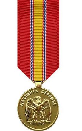 Vanguard Mini Medal Anodized National Defense