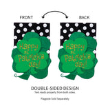 Evergreen St. Patrick Clovers Garden Applique Flag