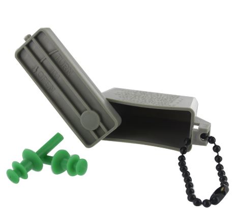 Vanguard Ear Plugs: Plugs With Chain And ACU Case - Small Size