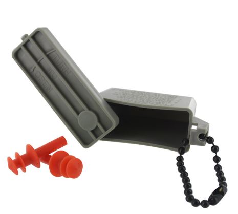 Vanguard Ear Plugs: Plugs With Chain And ACU Case - Medium Size