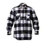 Rothco Mens Extra Heavyweight Buffalo Flannel Shirt - Size 2XL - 4XL