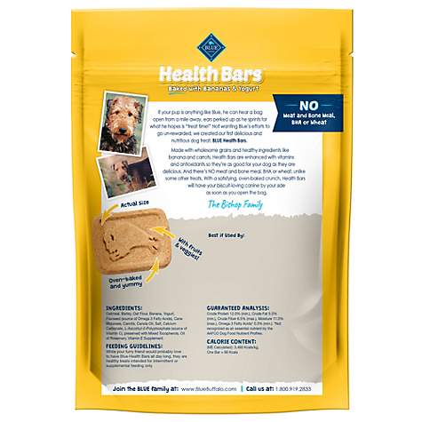 Blue Buffalo Blue Health Bars With Banana and Yogurt Dog Treats - 16 oz.