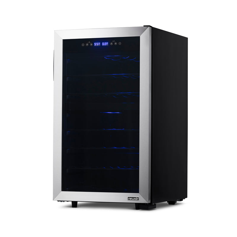 NewAir 43 Bottle Dual Zone Freestanding Wine Cooler
