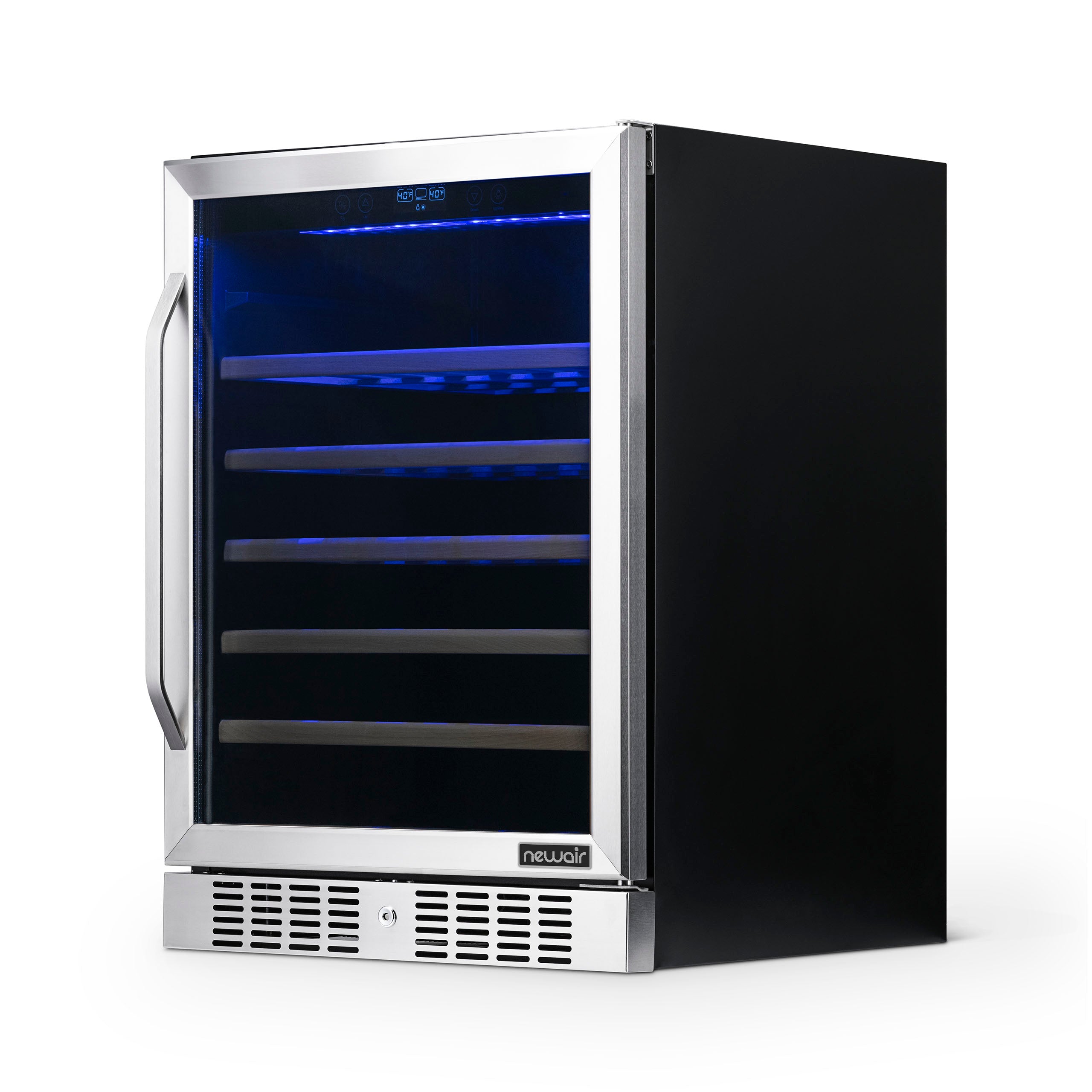 NewAir 52 Bottle Single Zone Built-In Compressor Wine Cooler