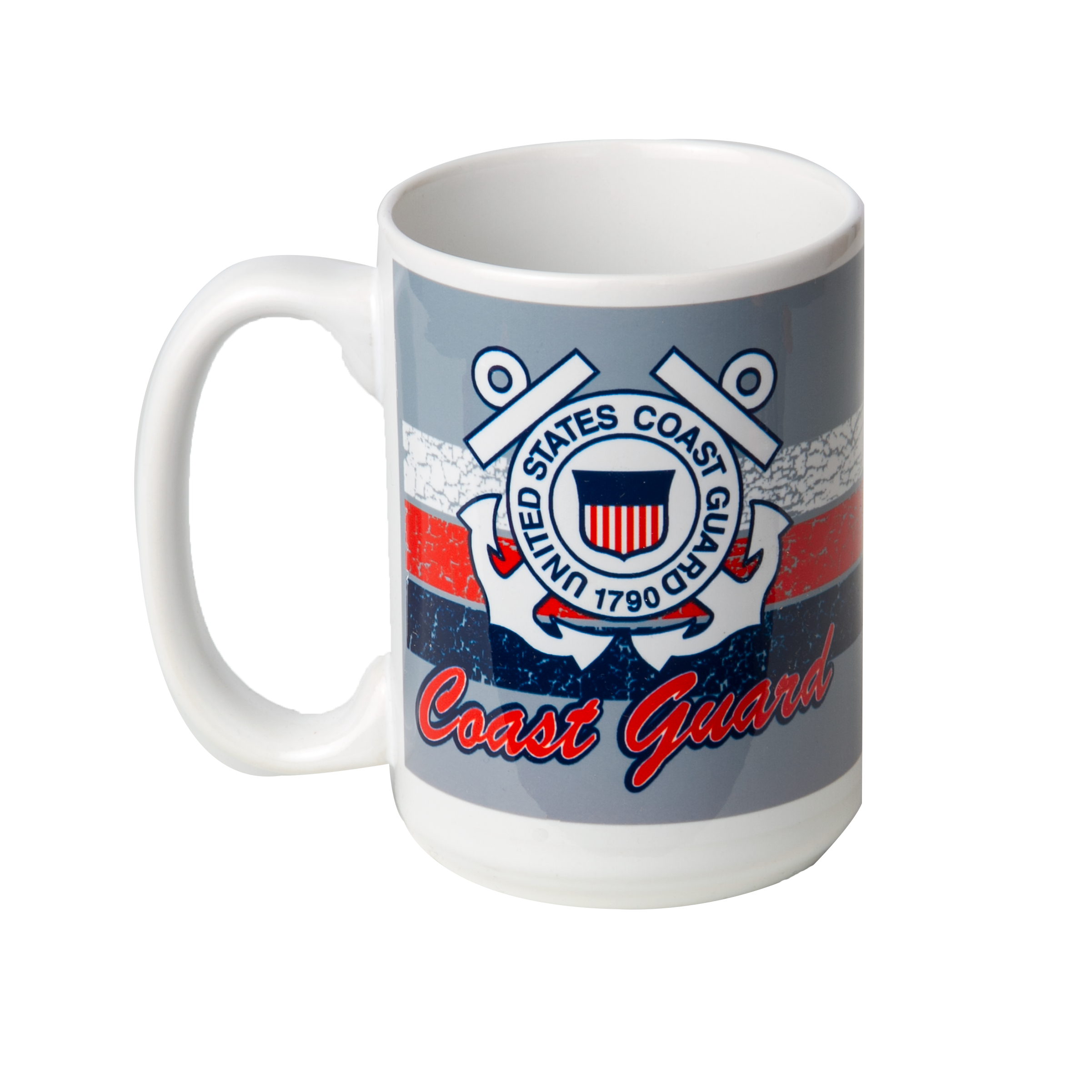 Coast Guard Mug - Distressed Emblem