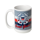 Coast Guard Mug - Distressed Emblem