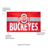 Team Sports America Ohio State University Estate Flag