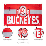 Team Sports America Ohio State University Estate Flag