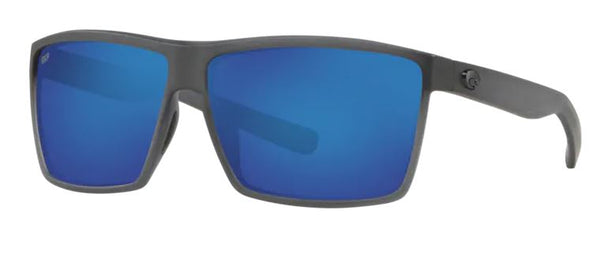 Costa Del Mar Rincon Matte Smoke Crystal Frame - Blue Mirror 580 Plastic Lens - Polarized Sunglasses