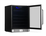 Newair 24” Built-in 177 Can Beverage Fridge in Stainless Steel