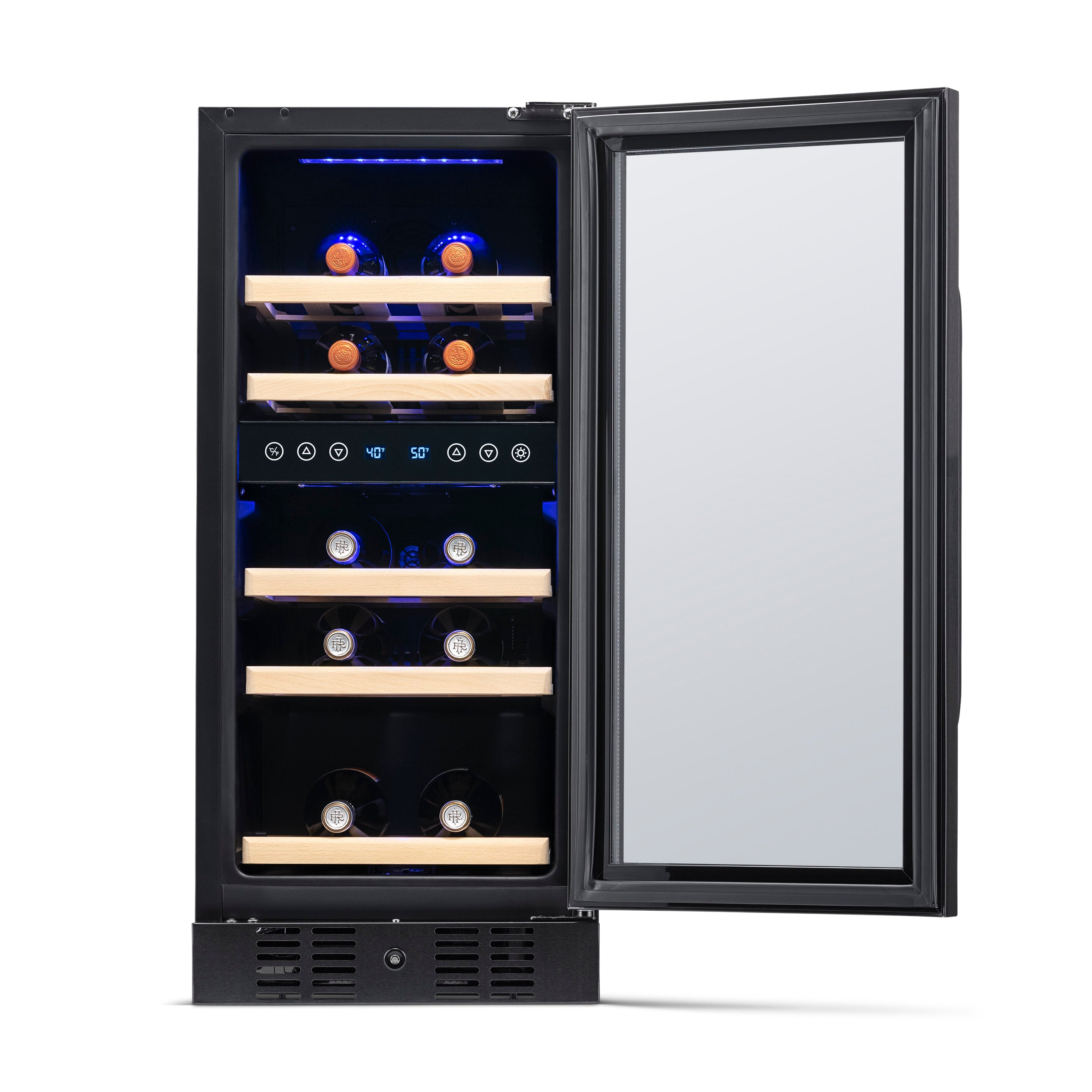 NewAir 15" Built In 29 Bottle Dual Zone Compressor Wine Cooler