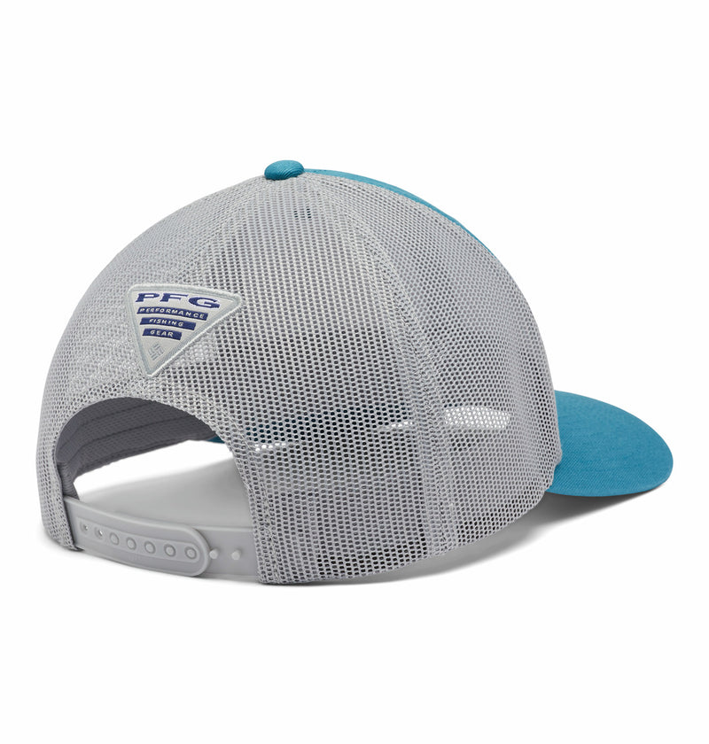 Columbia Mens PFG Fish Flag Mesh Mid Crown Snapback Cap