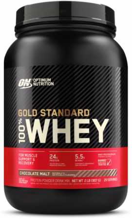 Optimum Nutrition Gold Standard 100% Whey Protein Powder - Chocolate - 2 lb.