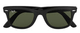 Ray-Ban Original Wayfarer Classic Polarized Sunglasses - Black/G-15 Green