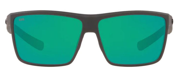 Costa Del Mar Rinconcito Matte Gray Frame - Green Mirror 580 Glass Lens - Polarized Sunglasses