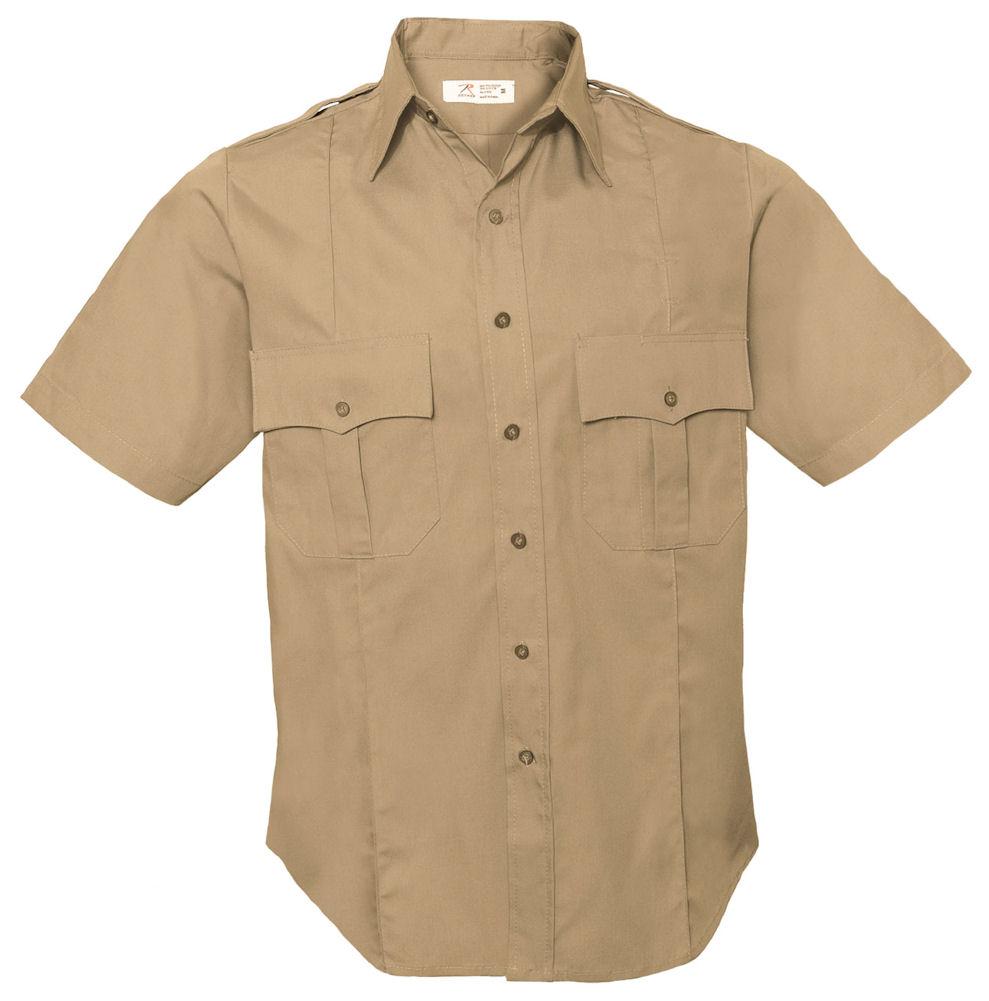 Rothco Mens Short Sleeve Uniform Shirt for Law Enforcement & Security Professionals - Size S - XL