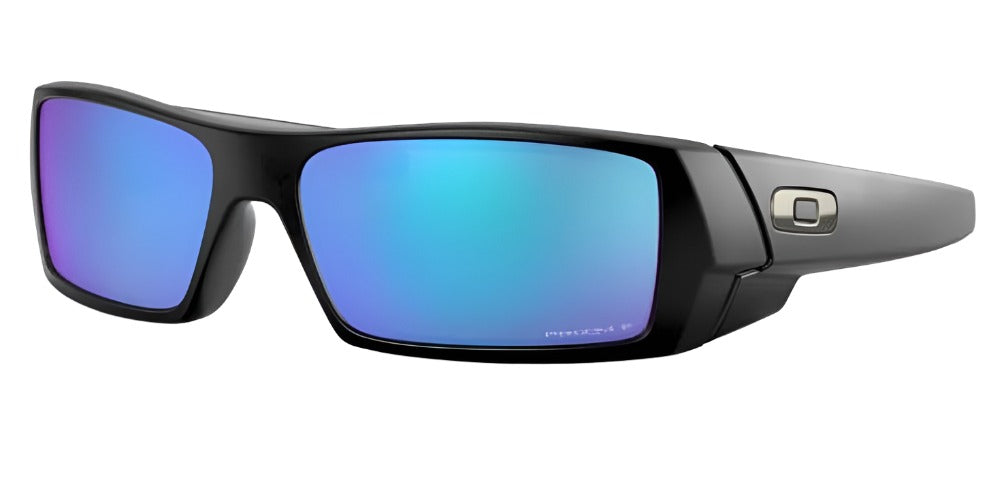 Oakley Mens Gascan Matte Black Frame - Prizm Sapphire Lens - Polarized Sunglasses