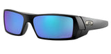 Oakley Mens Gascan Matte Black Frame - Prizm Sapphire Lens - Polarized Sunglasses