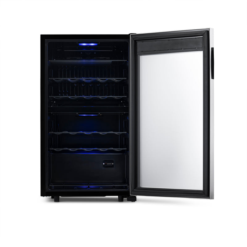NewAir 43 Bottle Dual Zone Freestanding Wine Cooler
