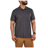 5.11 Mens Wyatt Short Sleeve Button Down Polo Shirt