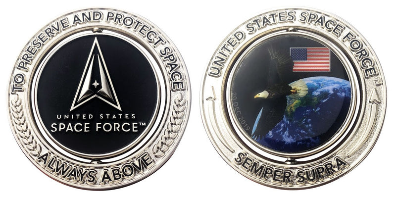 United States Space Force Vanguard Spinner Coin