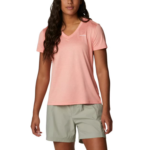 Columbia Womens Columbia Hike V-Neck Short Sleeve T-Shirt