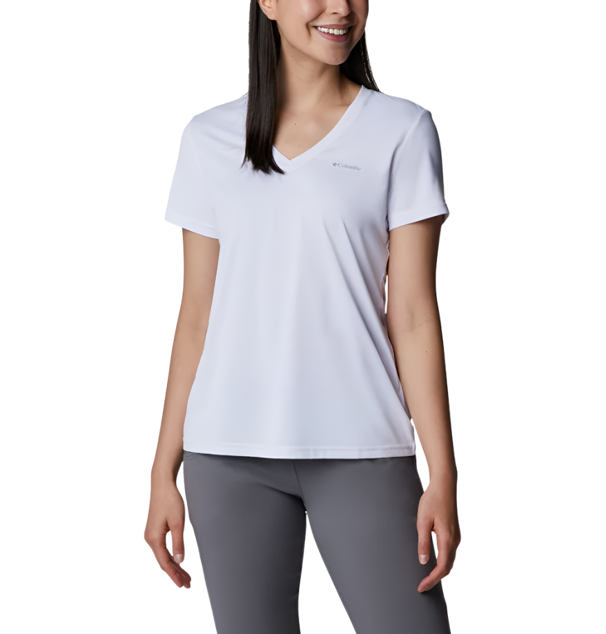 Columbia Womens Columbia Hike V-Neck Short Sleeve T-Shirt