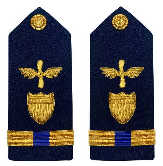Vanguard Coast Guard Warrant Officer 4 Male Hard Shoulder Board: Aviation Engineering