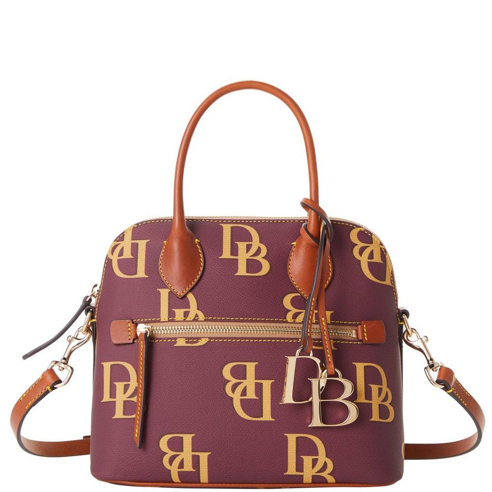 Dooney Bourke Monogram Domed Satchel Handbag – ShopCGX