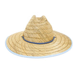Vineyard Vines Mens Palm Lines Whale Dot Straw Lifeguard Hat