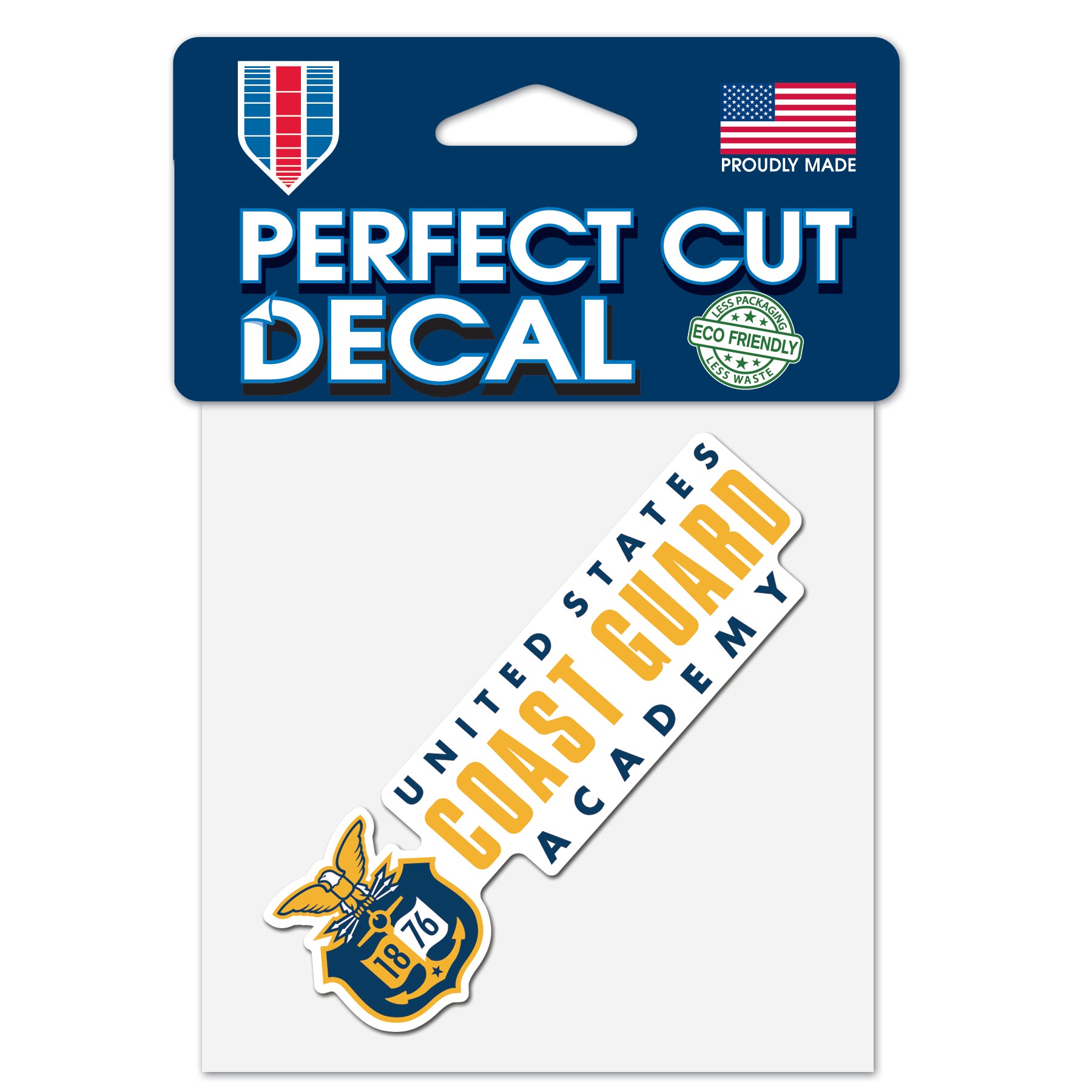 Coast Guard Academy Decal Perfect Cut Word Mark - USCGA Word Mark
