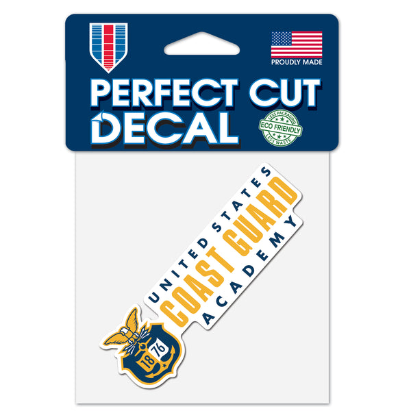 Coast Guard Academy Decal Perfect Cut Word Mark - USCGA Word Mark
