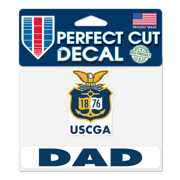 Coast Guard Academy Perfect Cut Decal - USCGA Dad
