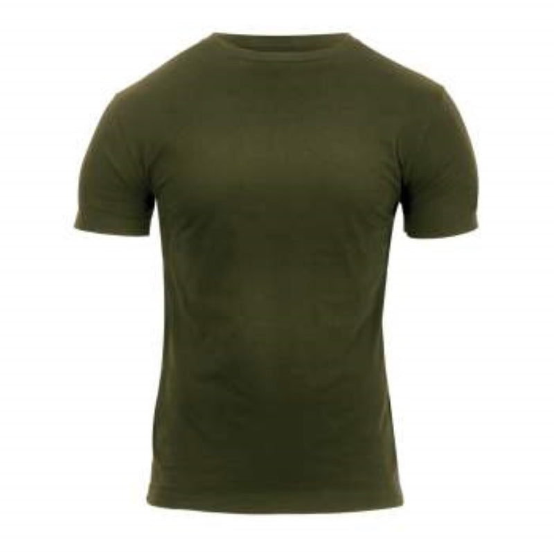 Rothco Mens Athletic Fit Solid Color Military Short Sleeve T-Shirt