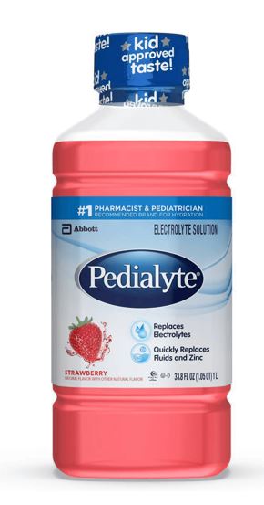 Pedialyte Electrolyte Solution - Strawberry