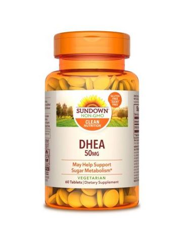 Sundown Naturals Supplement DHEA Supplement Tablets - 50mg - 60 Count