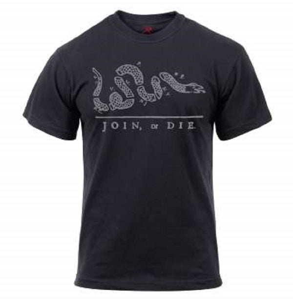 Rothco Mens "Join or Die" Short Sleeve T-Shirt