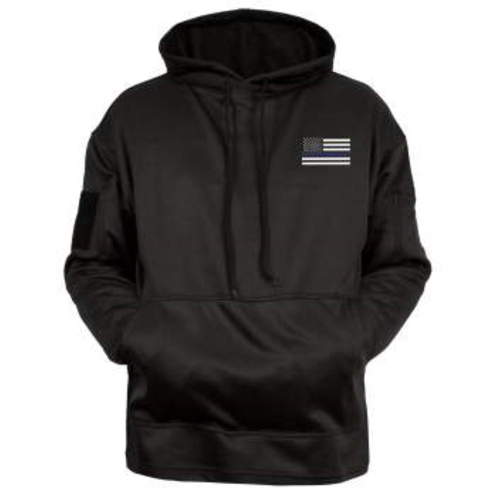 Rothco Mens Honor and Respect Thin Blue Line Concealed Carry Hoodie - Size S - XL