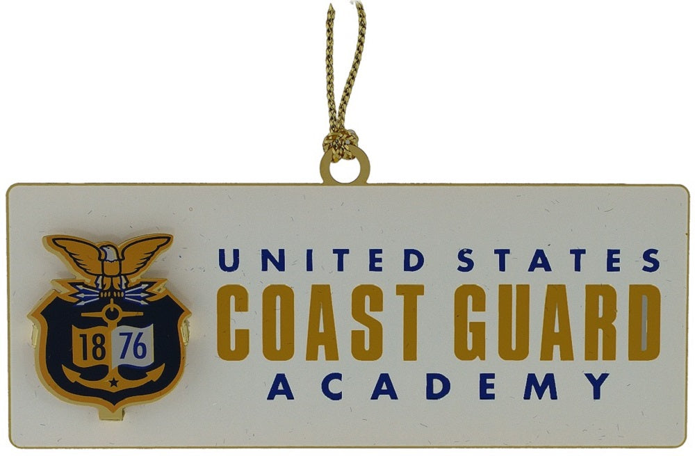 Coast Guard Academy ChemArt Ornament - Plaque