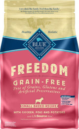 Blue Buffalo Freedom Small Breed Adult Chicken Recipe Grain Free Dry Dog Food - 4 lbs.