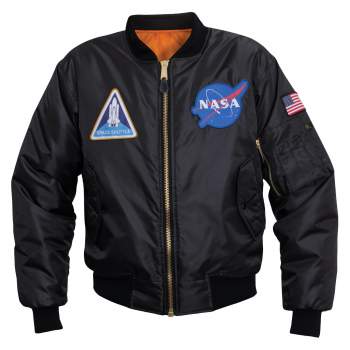 Rothco Mens NASA MA-1 Flight Jacket - Size S - XL