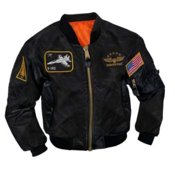 Rothco Youth Flight Jacket With Patches