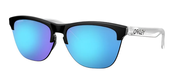 Oakley Frogskins Lite Matte Black Frame - Prizm Sapphire Lens - Non Polarized Sunglasses