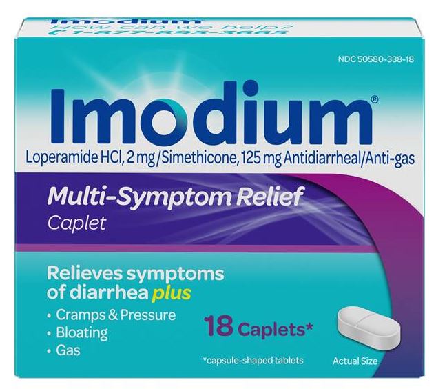 Imodium Multi-Symptom Relief Caplets - 18 Count