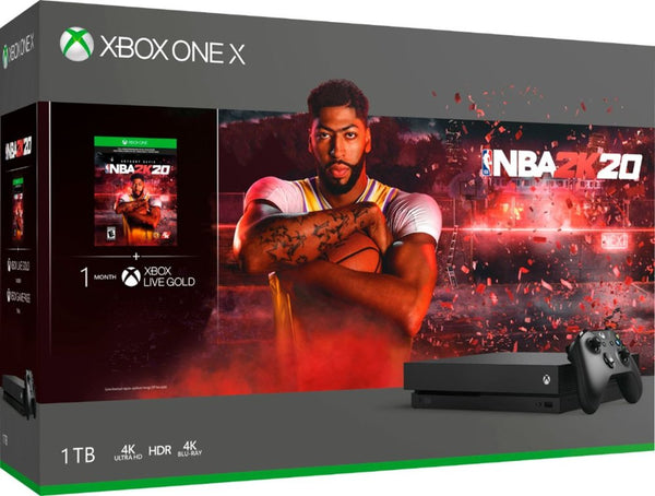Microsoft Xbox One X 1TB NBA 2K20 Bundle